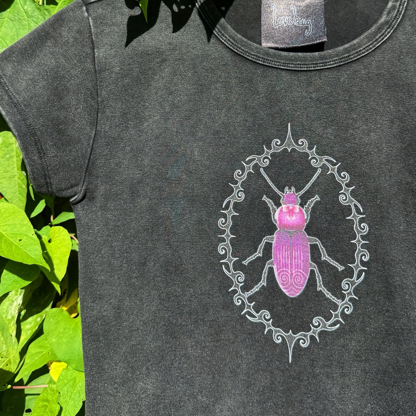 Beetle Buddy Baby Tee ~ Black