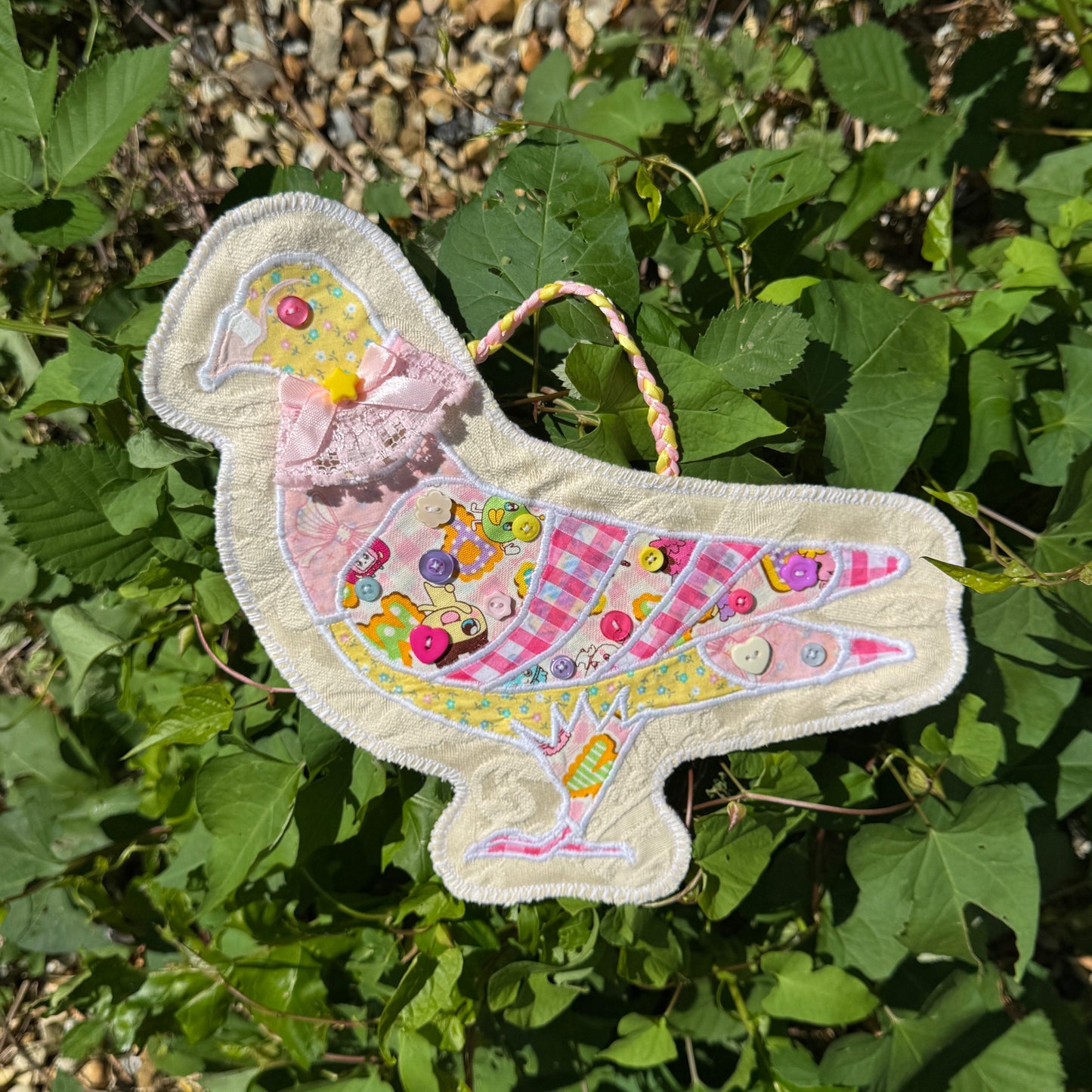 Pastel Pigeon Wall Hanging