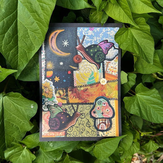 Snail Fae Print