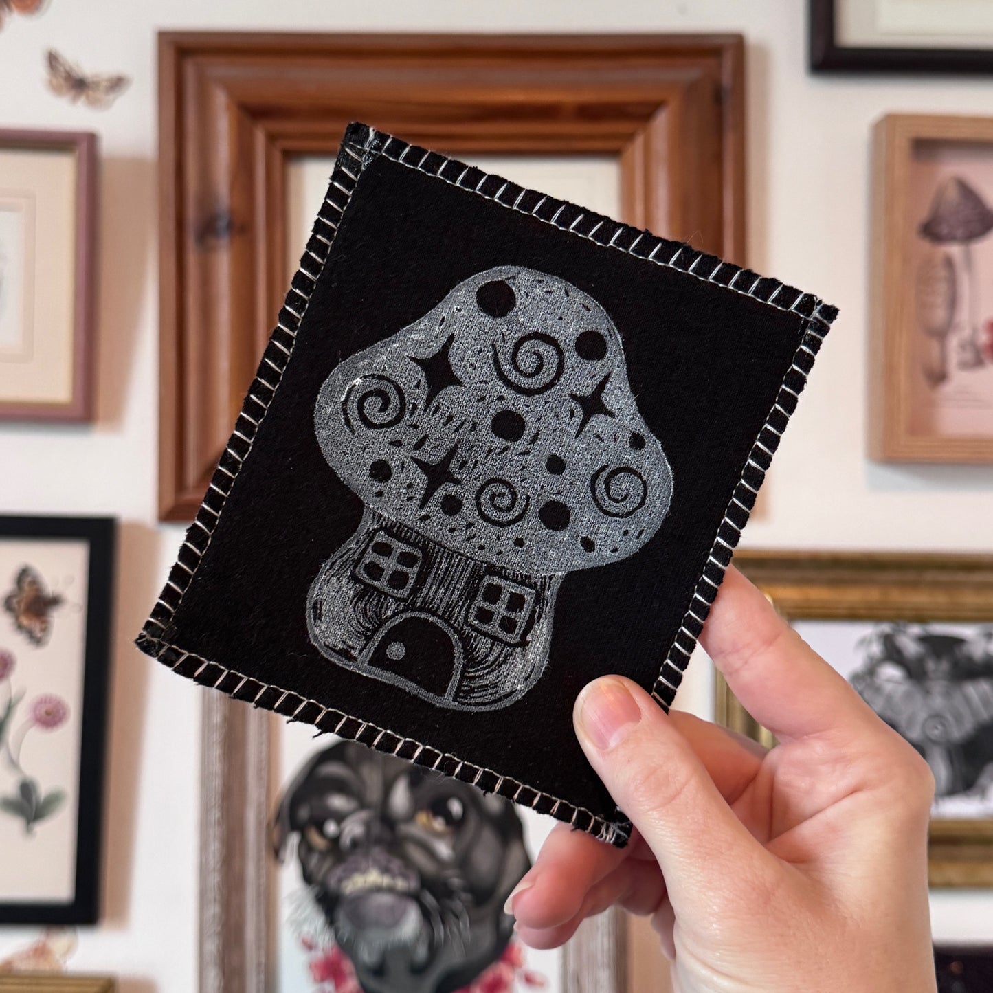 Fairy House Patch ~ Black