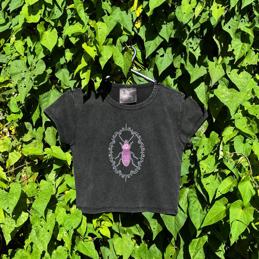 Beetle Buddy Baby Tee ~ Black