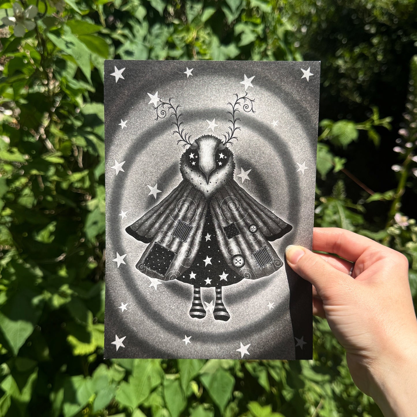 Moth Girl Print