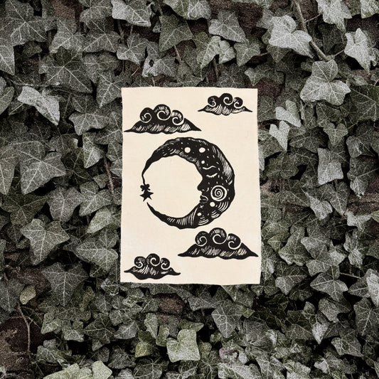 Drowsy Moon Print