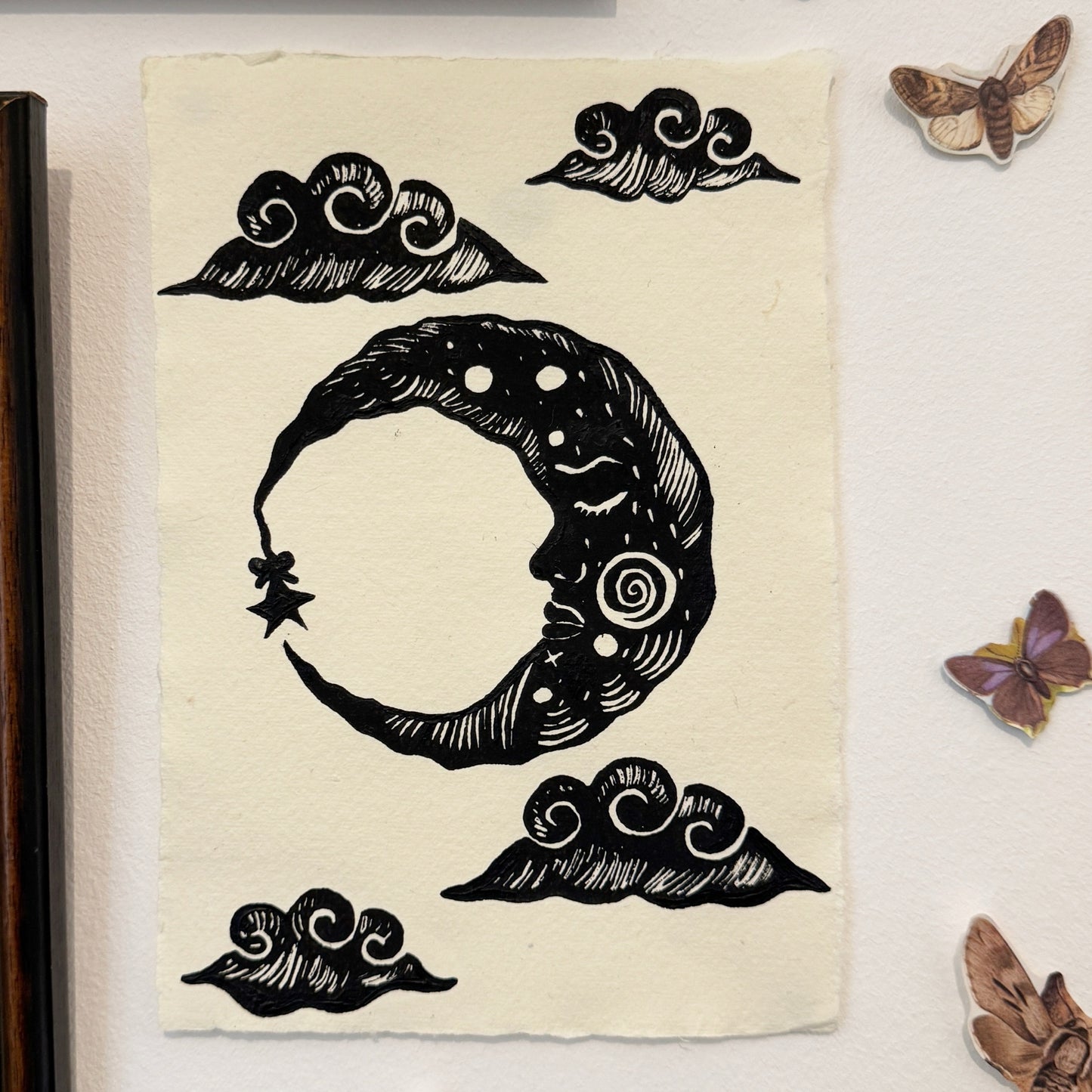 Drowsy Moon Print