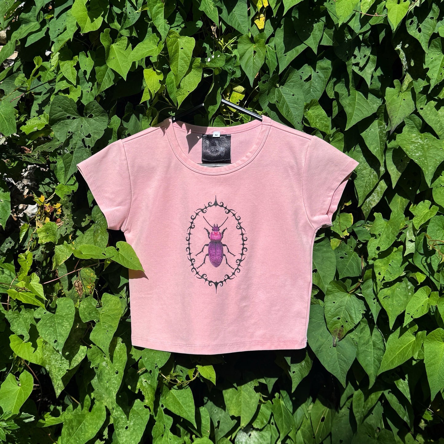 Beetle Buddy Baby Tee ~ Pink