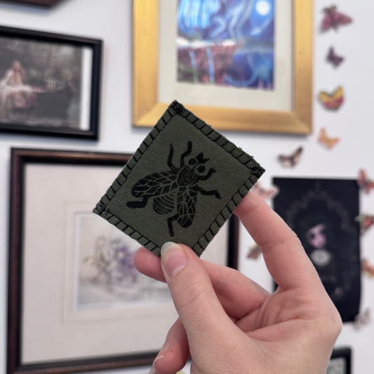 Fly Patch ~ Dark Green