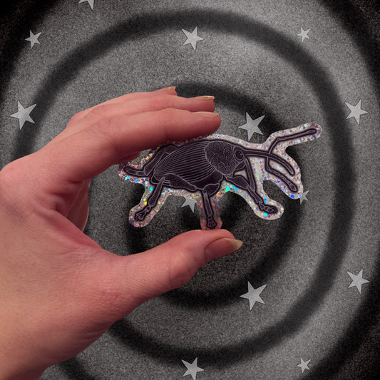 Whimsical Weevil Sticker